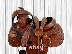 12 13 Used Western Saddle Youth Pleasure Barrel Racing Kids Child Trail Tack Set