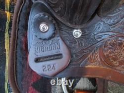 12'' 224 big horn Western Trail pony saddle PONY BARS with tapaderos & stirrups