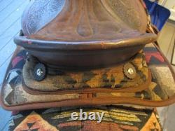 12'' 224 big horn Western Trail pony saddle PONY BARS with tapaderos & stirrups