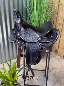 12 AMERICAN SADDLERY Dark Oil Kids Western PONY Saddle #50