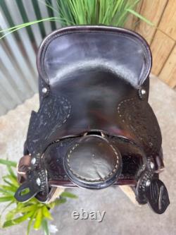 12 AMERICAN SADDLERY Dark Oil Kids Western PONY Saddle #50