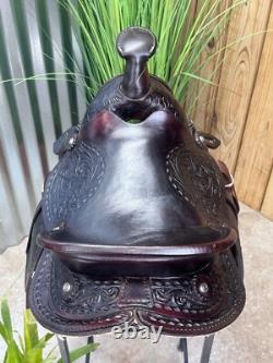 12 AMERICAN SADDLERY Dark Oil Kids Western PONY Saddle #50