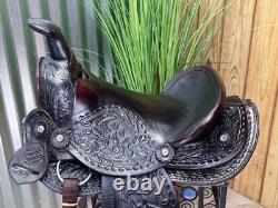 12 AMERICAN SADDLERY Dark Oil Kids Western PONY Saddle #50