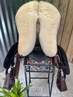 12 AMERICAN SADDLERY Dark Oil Kids Western PONY Saddle #50