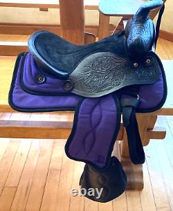 12 Bighorn 122 Synthetic Cordura and Leather Child's Western Saddle