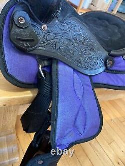 12 Bighorn 122 Synthetic Cordura and Leather Child's Western Saddle