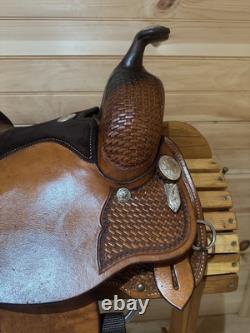 12 Billy Cook Maker Youth Western Show Saddle Model 3295