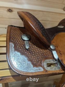 12 Billy Cook Maker Youth Western Show Saddle Model 3295