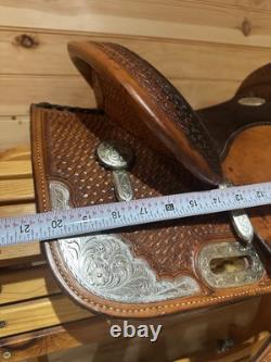 12 Billy Cook Maker Youth Western Show Saddle Model 3295