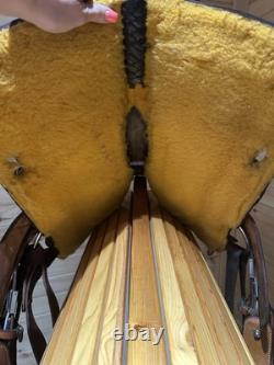 12 Billy Cook Maker Youth Western Show Saddle Model 3295