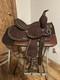 12 Children's Western Saddle, Brown, Traditional, Pony