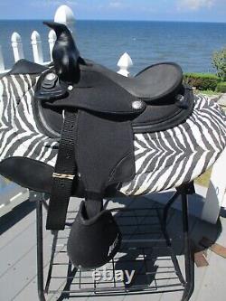 12'' Childs Abetta Western pony leadline saddle with tapaderos