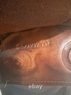 12 King Series Bear Trap Children's Western Saddle, Brown Leather