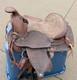 12'' Youth Kids Pony Brown Leather Western Trail Saddle Horse Pony