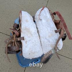 12'' Youth Kids Pony Brown Leather Western Trail Saddle Horse Pony