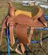 12 Tan Leather Youth / Pony Western Saddle Withmaize Suede Seat Us Made