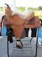 12'' Youth Kids Pony Brown Leather Western Trail Saddle Pony Bars