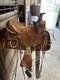 12inch Double T Saddlery Youth Western Saddle Tooled Leather