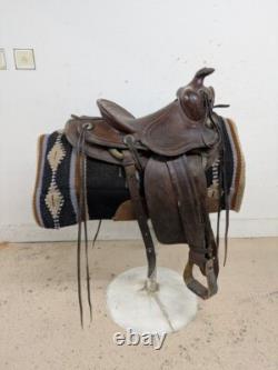 13.5 Inch Used Heiser Western Pleasure Saddle 193-9847