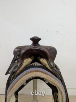 13.5 Inch Used Heiser Western Pleasure Saddle 193-9847