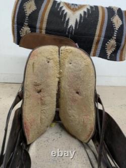 13.5 Inch Used Heiser Western Pleasure Saddle 193-9847