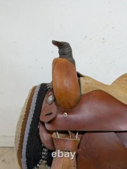 13.5 Inch Used Unbranded Western Trail Saddle 1017-10614