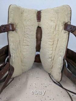 13.5 Used Brad McClellan Western Ranch Saddle 2-1320