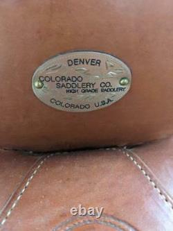 13.5 Used Colorado Saddlery Western A-Fork Saddle 421-2451