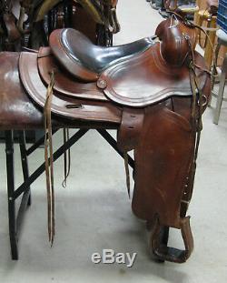 13.5 Used Colorado Saddlery Western Balanced Ride Saddle 3-1348