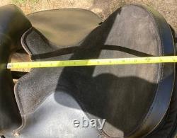 13 Bighorn 113 Synthetic Cordura and Leather Western Round Skirt Barrel Saddle