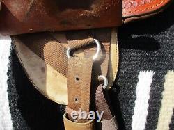 13'' Bob Mrshall Genuine sports series treeless barrel saddle Brown leather