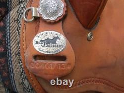 13'' Fqh Bars Bar J Signature Series Youth Leather Barrel Saddle Made In USA