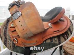 13'' Fqh Bars Bar J Signature Series Youth Leather Barrel Saddle Made In USA