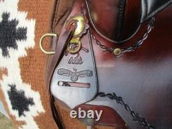 13'' High Horse Circle Y Park & Trail Sqh Bars Western Saddle Leather & Cordura