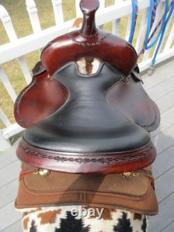 13'' High Horse Circle Y Park & Trail Sqh Bars Western Saddle Leather & Cordura