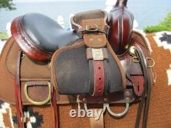 13'' High Horse Circle Y Park & Trail Sqh Bars Western Saddle Leather & Cordura