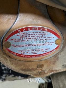 13 Inch Used Circle Y Marlene Eddleman Western Barrel Saddle 917-9070