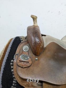 13 Inch Used Circle Y Marlene Eddleman Western Barrel Saddle 917-9070