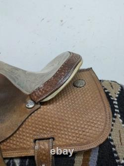 13 Inch Used Circle Y Marlene Eddleman Western Barrel Saddle 917-9070