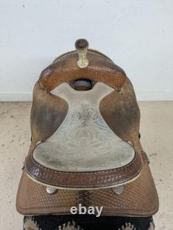 13 Inch Used Circle Y Marlene Eddleman Western Barrel Saddle 917-9070