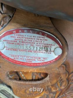 13 Inch Used Circle Y Western Show Saddle 323-9538
