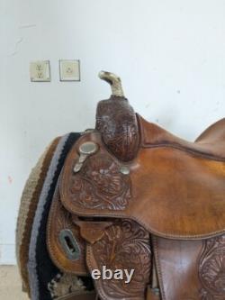 13 Inch Used Circle Y Western Show Saddle 323-9538