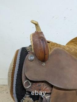 13 Inch Used Hereford Western Barrel Saddle 1017-10613