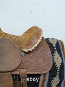 13 Inch Used Hereford Western Barrel Saddle 1017-10613