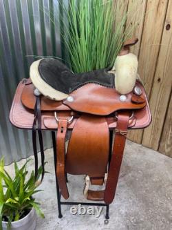 13 MONTANA CINCHA Kids Youth Western Ranch Horse Saddle