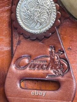 13 MONTANA CINCHA Kids Youth Western Ranch Horse Saddle