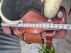 13 MONTANA CINCHA Kids Youth Western Ranch Horse Saddle
