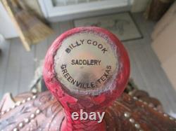 13'' QH BARS Billy cook Pink Western Barrel saddle Greenville Texas