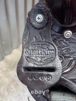 13 SADDLE OF TEXAS Kids Leather Western Horse Pony Saddle