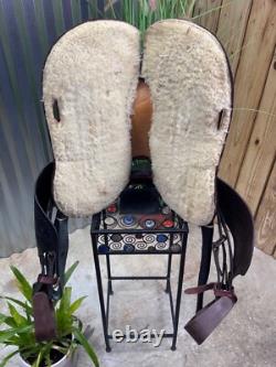 13 SADDLE OF TEXAS Kids Leather Western Horse Pony Saddle